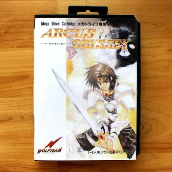 Arcus Odyssey 16 Biți MD Carte de Joc cu Cutie de vânzare cu Amănuntul pentru Sega MegaDrive & Genesis Joc Video consola de sistem