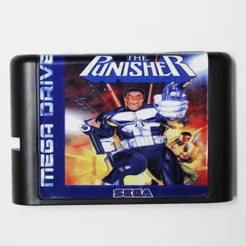 Punisher Joc Cartuș EUR Autocolant 16 biți Carte de Joc Pentru Sega Mega Drive / Genesis Sistem