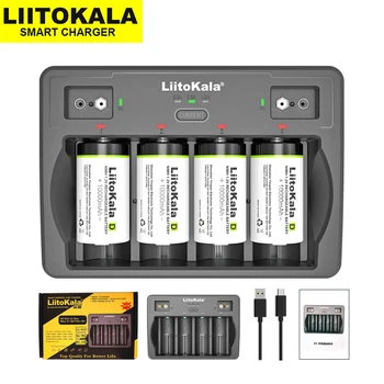 LiitoKala Lii-D4 Inteligent Încărcător de Baterie pentru D 26650 18650 21700 18500 16340 22650 32700 AA AAA C SC 3.7 V 1.2 V Litiu 9V NiMH
