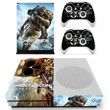 Ghost Recon Breakpoint Piele Autocolant Decal Acoperire Pentru Xbox One S Console Si Controllere Pentru Xbox Slim Piei De Autocolante De Vinil