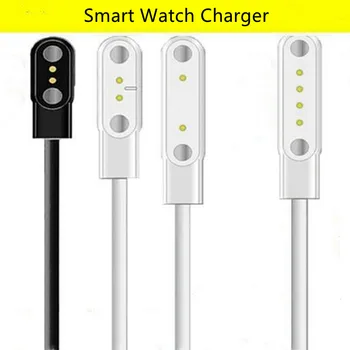 1 BUC Universal de Ceas Inteligent Încărcător Cablu de alimentare,Cablu de Încărcare Magnetic 2 Pini 4 Pini USB Încărcător pentru Ceas Inteligent 7,62 mm