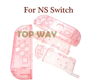 1set Clar de Plastic coajă R L Coajă de Locuințe Caz Acoperire pentru Nintendo Comutator NS Bucurie Con Controller Transparent Stanga Dreapta Shell