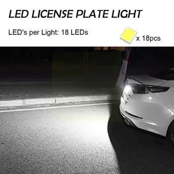 Masina cu LED-uri de Lumină de inmatriculare Pentru Opel Corsa D, Astra H, J, Vectra C, Zafira B, Tigra B Twintop Meriva B Adam Q0E9