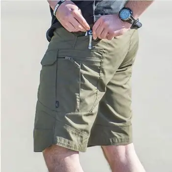 De vară pentru Bărbați pantaloni Scurți de Marfă Tactice Armata Pantaloni Sport în aer liber, Drumeții rezistent la apa Rezistent la Uzura Multi-Buzunar Tactice pantaloni Scurți