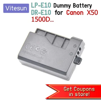 LP-E10 LC-E10 E10C Dummy Baterie DR-E10 DC Coupler de Alimentare pentru Canon ACK-E10 EOS 1100D 1200D 1300D 1500D X50 X70 T3 T5