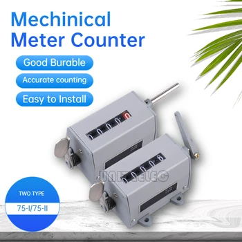 Uniteelec5 Cifre Mecanice Viteza de Rotație Metru 75-m /75-II Totalizatoare Trage Contor Resetabil Digital Counter Punch
