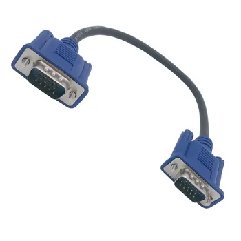 25cm 0,25 m HD15Pin VGA D-Sub Scurte Cablu Video Cablu de sex Masculin de sex Masculin M/M Masculin la Feminin și de sex Feminin de sex Feminin RGB Cablu pentru Monitor