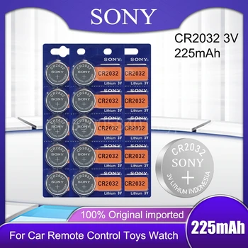 Original SONY CR2032 DL2032 ECR2032 BR2032 2032 3V Litiu Celule Buton Monedă Baterie Acumulator Special pentru Cheie de Masina de Control de la Distanță