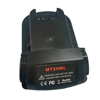 Adaptor Pentru Acumulator Makita Converter Mt20Ml 18V/20V Baterie Li-Ion Bl1830 Bl1860 Bl1815 transforma Milwaukee M18 Baterie Li-Ion