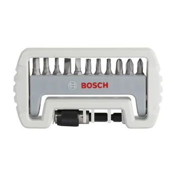 Bosch 12 piese electrice șurubelniță bit setat din aliaj de oțel cu fante Phillips hexagonale biți set magnetic cu