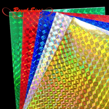 5optional culori carouri holografic laser film adeziv de pescuit nada refit autocolant nada de pescuit lingura de materiale de decorare