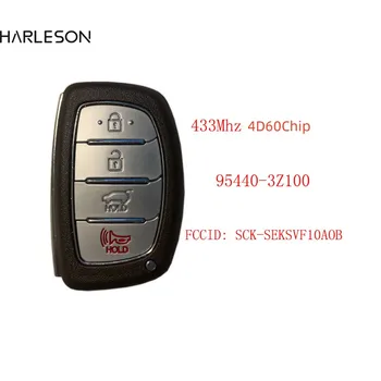 4D60 Chip 433MHz 95440-3Z100 FCCID: SCK-SEKSVF10AOB 954403Z100 OEM pentru Hyundai I40 2012 Original Autentic Cheie Inteligentă de la Distanță