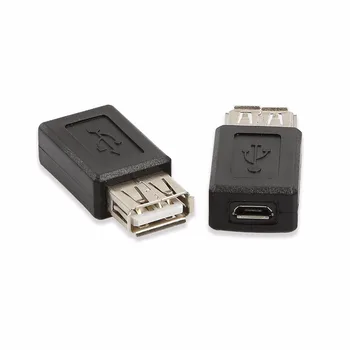 2pack USB 2.0 O Femeie la Micro USB de sex Feminin Adaptor Convertor