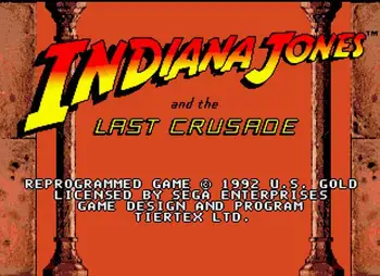 Indiana Jones și Ultima Cruciadă 16 biți MD Carte de Joc Pentru Sega Mega Drive Pentru Genesis
