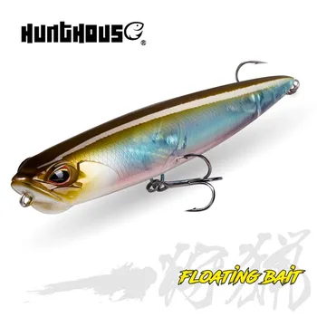 Hunthouse Creion Atrage 65/100mm 5.5/14.5 g Plutitoare Crankbait Pescuit Momeală Artificială Stickbait Whopper Plopper 2020 Pescuit