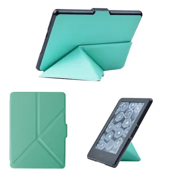 Origami caz pentru 2016 Kindle 8 ebook ereader PU piele smart din piele PU caz acoperire pentru kindle 8 2016