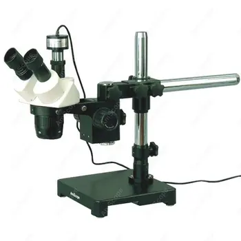 Multi Putere Stereo Microscop-AmScope Consumabile 20X-40X-80X Stereo Microscop pe Boom-ul Sta + 1.3 MP aparat de Fotografiat Digital