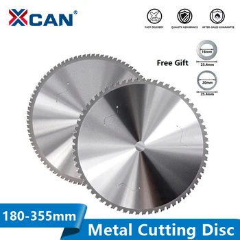 XCAN Metal Lama de Tăiere 180/230/305/355mm pânză de Ferăstrău Circular Pentru Aluminiu, Fier, Oțel Metal Disc de Tăiere de Carbură de Ferăstrău