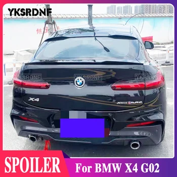 Portbagajul din spate Spoiler Pentru BMW X4 G02 2019 2020 Înaltă Calitate ABS Plastic culori lucioase Negru, Coada de Mașini Aripa Decor Accesorii Auto