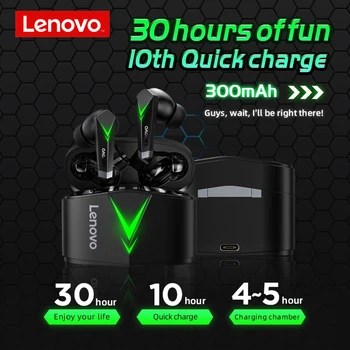 Original Lenovo LP6 TWS Jocuri Cască fără Fir Noi Buletooth Căști Cu Reducere a Zgomotului Modul Dual Cască Pentru E-Sport