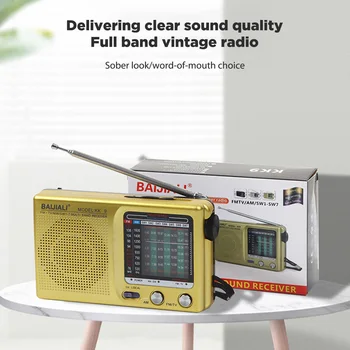 SW SUNT FM Retro Urgență Vremea Radio Plastic Portabile Vreme de Radio Alimentat cu Baterii Built-in Difuzor метеорологическое радио
