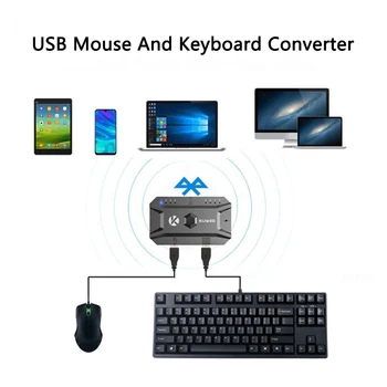 Gaming Keyboard Mouse-ul Bluetooth USB Converter 5.0 De la Cablu la Wireless Adaptor Suport 8 Dispozitive Pentru Tableta,Laptop,PC,Mobil