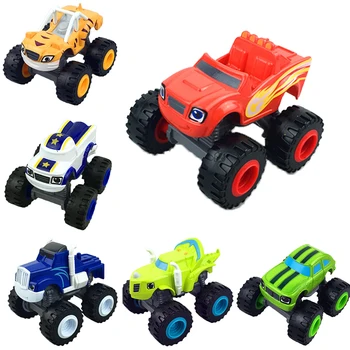 1buc Masina de Curse blaze si monster machines Miracol Concasor Camion Jucării Vehicul Masina de Transformare Jucarii cele mai Bune Cadouri Pentru Copii