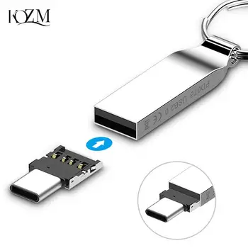 1/2 buc-C USB 3.1 de Tip C USB de sex Masculin La Feminin Adaptor OTG Converter Pentru U Disc