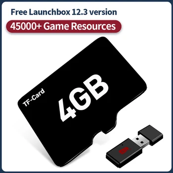 Launchbox 4G TF Card Cu 45.000+ Jocuri Retro Și Launchbox Sistem Potrivit Pentru PS1/PS2/PS3/GameCube/SS/WII/WIIU.Etc