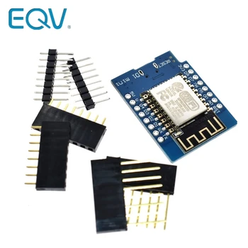 EQV D1 Mini ESP8266 ESP-12 ESP-12F CH340G CH340 V2 USB WeMos WIFI Consiliul de Dezvoltare D1 Mini NodeMCU Lua IO Bord 3.3 V Cu Ace