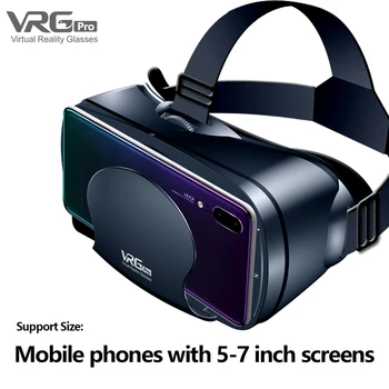 Realitatea virtuală 3D set de Căști VR Ochelari Inteligente Casca pentru 5-7 inch Telefon Mobil Inteligent Mobile 120° cu unghi Larg de Casca cu Controler