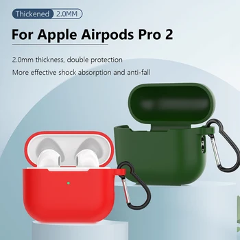 Elastice de Silicon pentru Căști Protector Caz rezistent la zgarieturi rezistent la apa Bluetooth-compatibil cu Cască Caz pentru Apple Airpods Pro 2