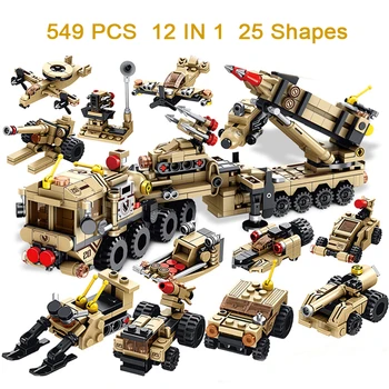 549 BUC Airodefense Rachete Mini Blocuri Militare Armata Băiatul Copii Jucarii Copii de Camioane Cărămizi Mini Figura Jucărie de Învățământ