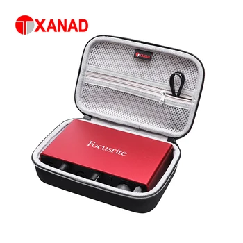 XANAD Greu Caz de Călătorie pentru Focusrite Scarlett 4i4 de generația a 3-Interfata Audio USB de Călătorie de Protecție care Transportă Sac de Depozitare