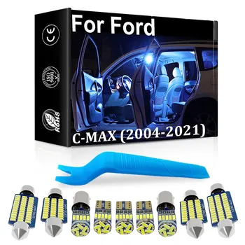 Vehicul Canbus Interior LED Pentru Ford CMAX C MAX 2004-2021 Harta Dom Oglindă Portbagaj Auto Interior Lampa de Piese Auto