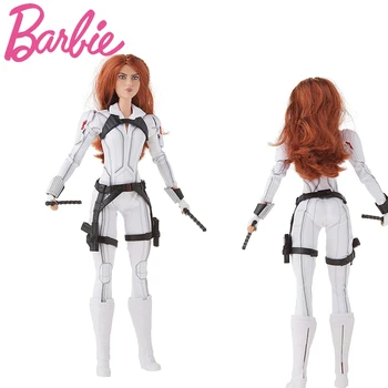 Barbie Semnătura Marvel Studios Văduva Neagră Papusa 11.5-În Poseable Părul Roșu Purtând Blindate Bodysuit Colectie Editie Limitata