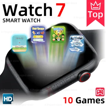2022 NOI 1.75 Inch Ecran HD Ceas Inteligent Seria 7 Smartwatch Joc de apelare Bluetooth Rata de Inima Bărbați Femei Fitness Brățară pk IWO 14