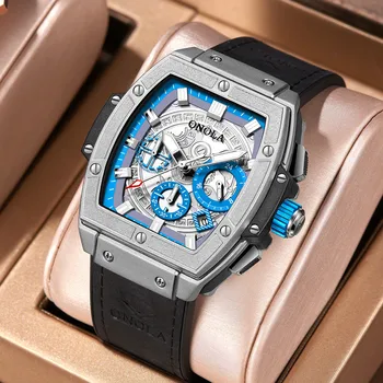 Ceasuri de lux Barbati de Brand ONOLA Noi 2022 Clasic Sport Cuarț Impermeabil Ceas din Piele Pentru Barbati