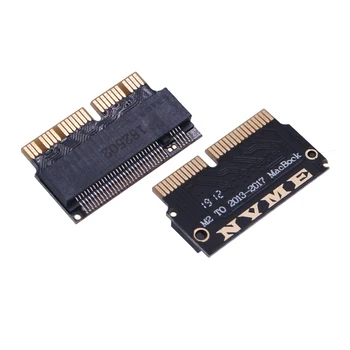 M2 pentru NVMe PCIe M. 2 pentru unitati solid state pentru SSD Adaptor de Card pentru Laptop Apple Macbook Air Pro 2013 2014 2015 A1465 A1466 A1502 A1398 PCIEx4