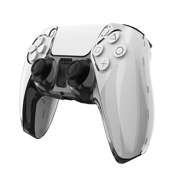 Transparent PS5 Joc Ocupe de Cristal Caz Ultra-subțire Wireless PS5 Mâner Capac de Protectie Hard Shell