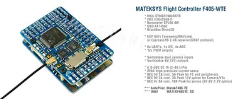 Matek MATEKSYS F405-WTE F405 STM32F405RET6 Zbor Controler Built-in OSD SD Slot DPS310 pentru RC Drone F405-CTR versiune Actualizată