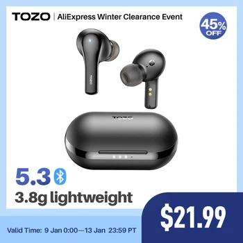 TOZO A2 Bluetooth 5.3 Căști ,Căști fără Fir Mini , In-ear Căști ,Microfon încorporat, Sunet Captivantă Cască