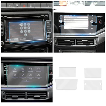 Pentru Volkswagen VW Polo 2014-2021 Video Auto Navigație GPS LCD cu Ecran de Sticla Folie Protectoare Anti Scratch Accesorii