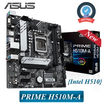 Asus PRIM H510M-O Placa de baza LGA 1200 DDR4 64GB USB3.2 M. 2 PCI-E 4.0 10/11-Gen CPU Intel H510 Placa-mama 1200 Nou ATX