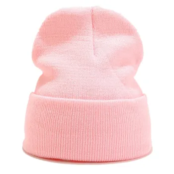 Pălării Beanie pentru Femei de Iarnă Bărbați Căciuli Tricotate Fluorescente Pălărie Moale Fete sex Feminin Cald Capota Doamnelor Casual Roz Pălăria în 2022