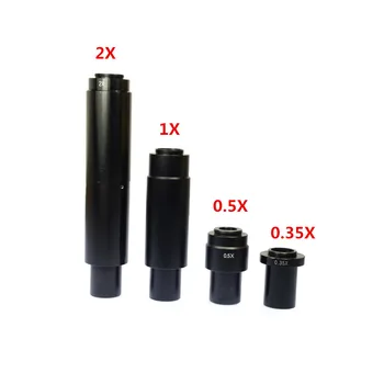 HAYEAR 0.35 X 0,5 X 1 X 2X Ocular Auxiliare Lens Adaptor C-mount Microscop cu Obiectiv cu Zoom pentru 180X /300X Model de Microscop Camera