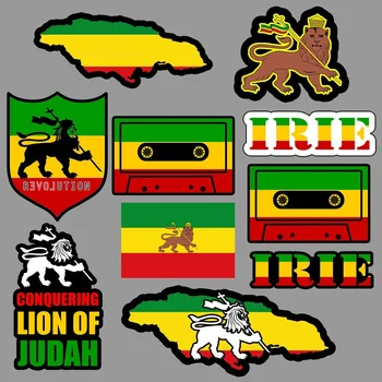 Pentru Leul din Iuda Autocolant Decal Pachet/Lot Rasta Rastafari Jamaica Reggae 420 Skate