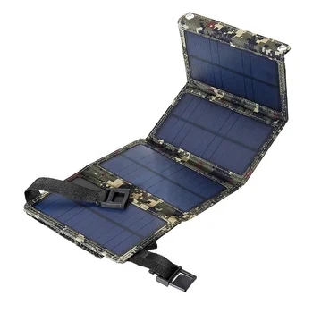 Încărcător Solar Panou Solar Pliabil Pentru Camping, Drumetii, Camping Gear Solar Power Bank Incarcator Pentru Tableta, Laptop, Aparat De Fotografiat Telefon Mobil